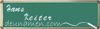 Hans Keiter Visitenkarte